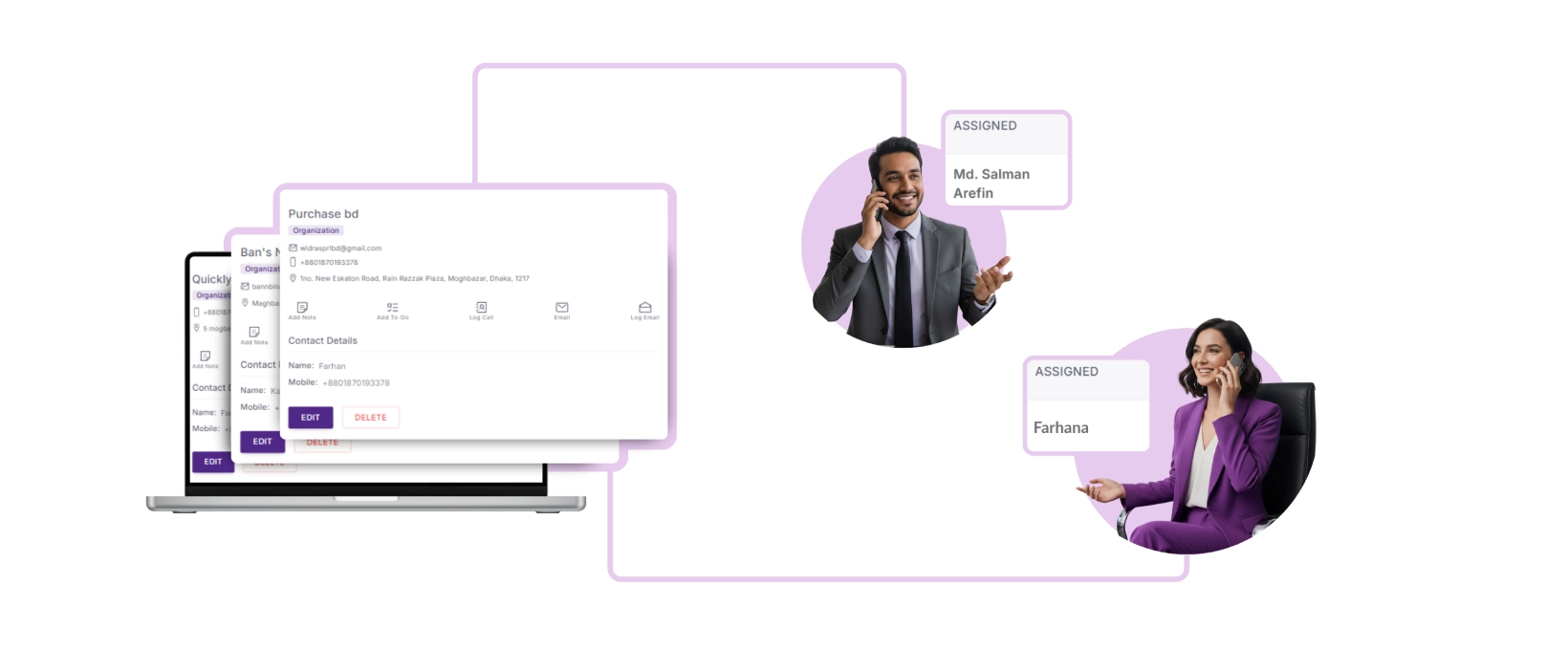 Contact Management Flow