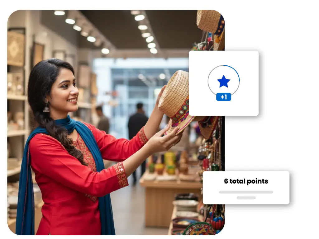 Loyalty points and redemption in retail POS