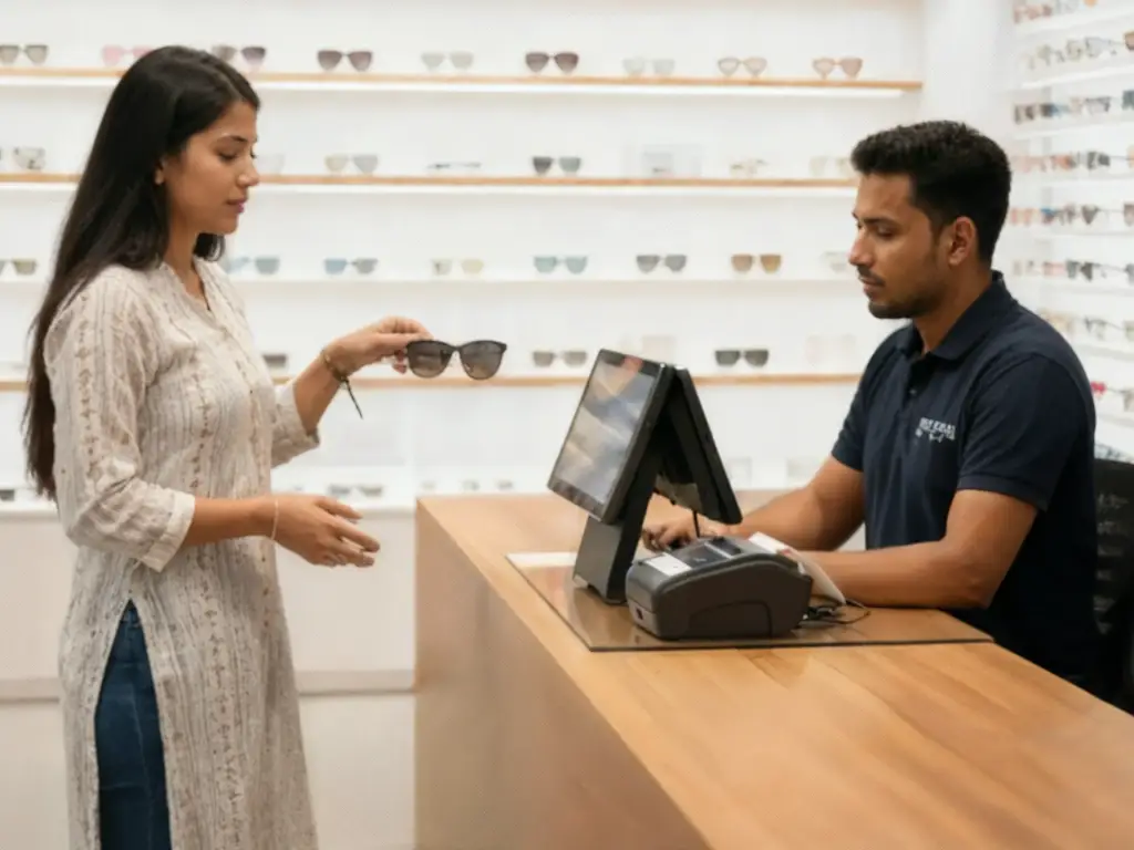 POS screen processing product return