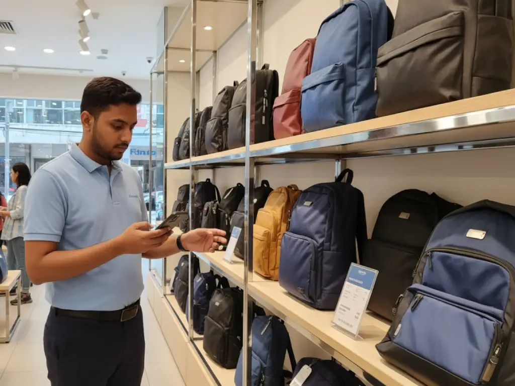 POS report showing sales by staff