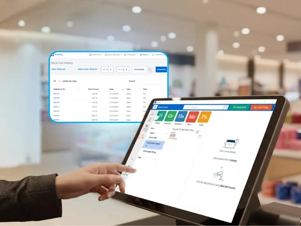 Real-time stock tracking