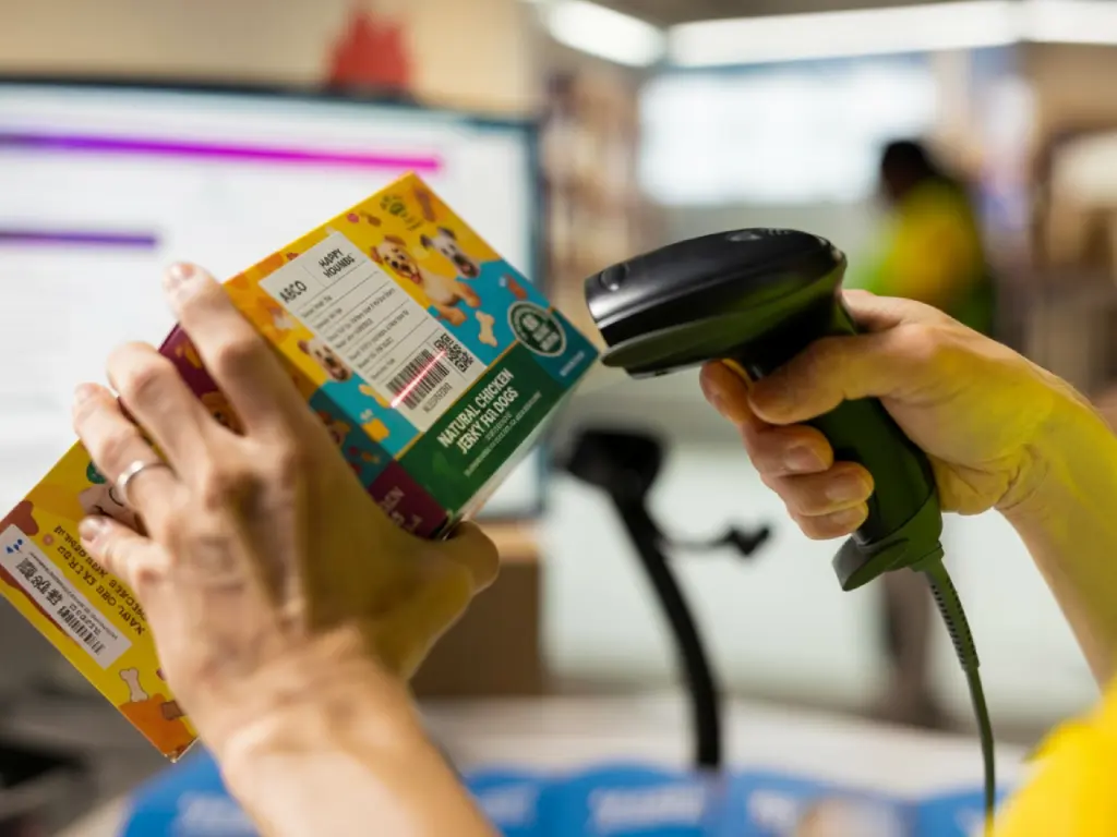 POS scanning barcode for instant billing