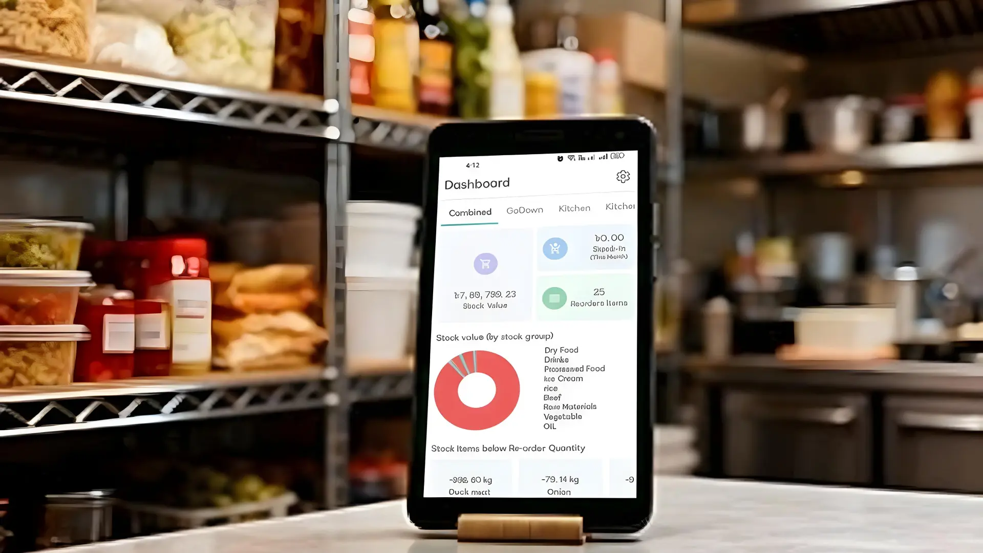 KitchenFlow app interface