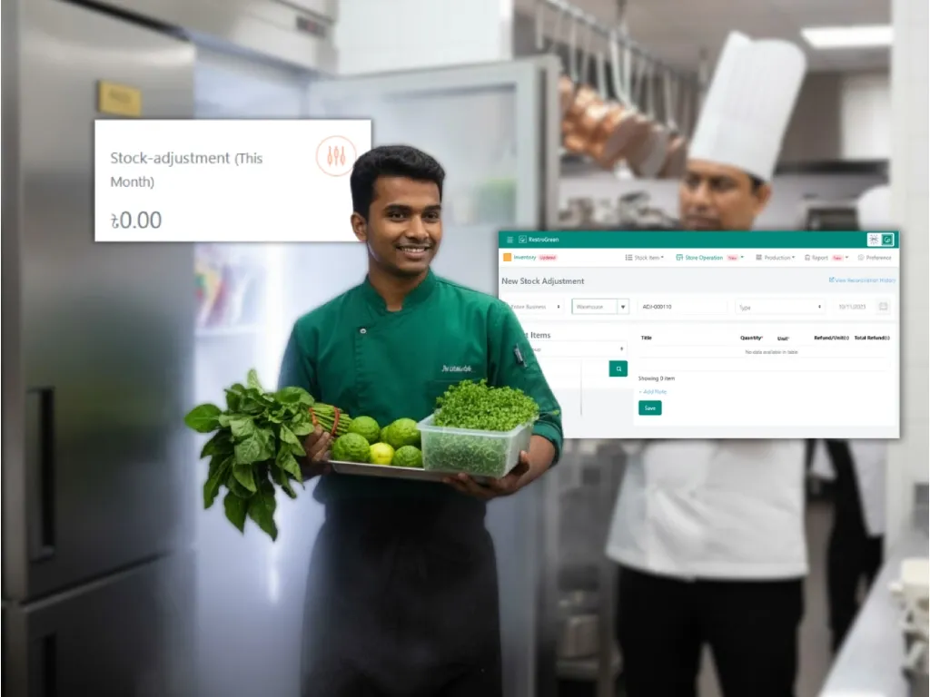 Android tablet and Windows desktop running restaurant POS software