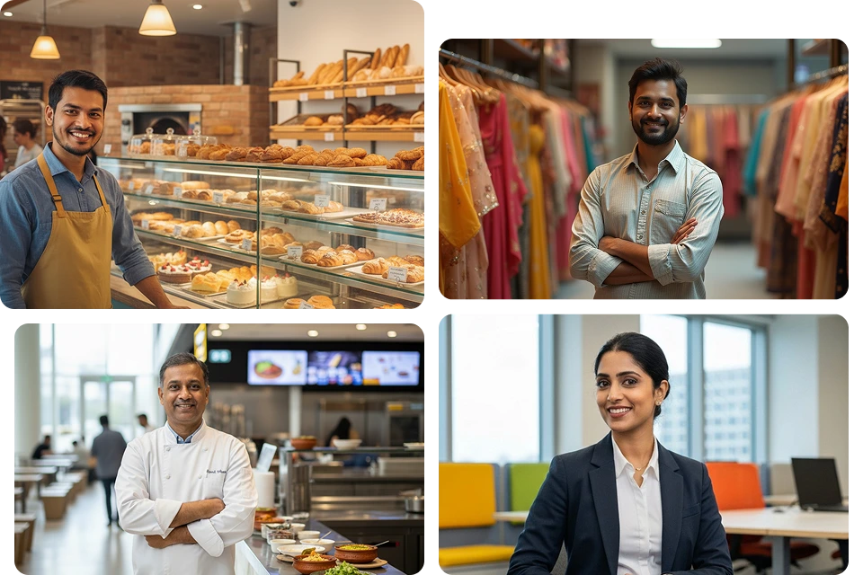 Community members collaborating